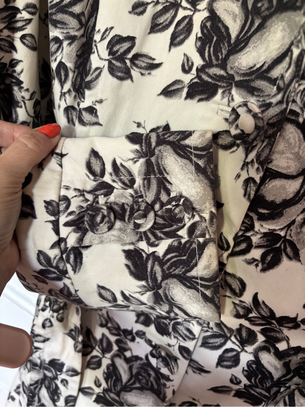 White House Black Market Trench Coat M - Picture 6 of 7